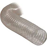 Tubo de aspiración transparente - diámetro: 100mm - ancho 2-5m - accesorios para instalaciones de aspiración